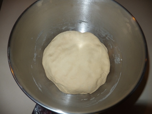 Kneaded dough, ready to rise